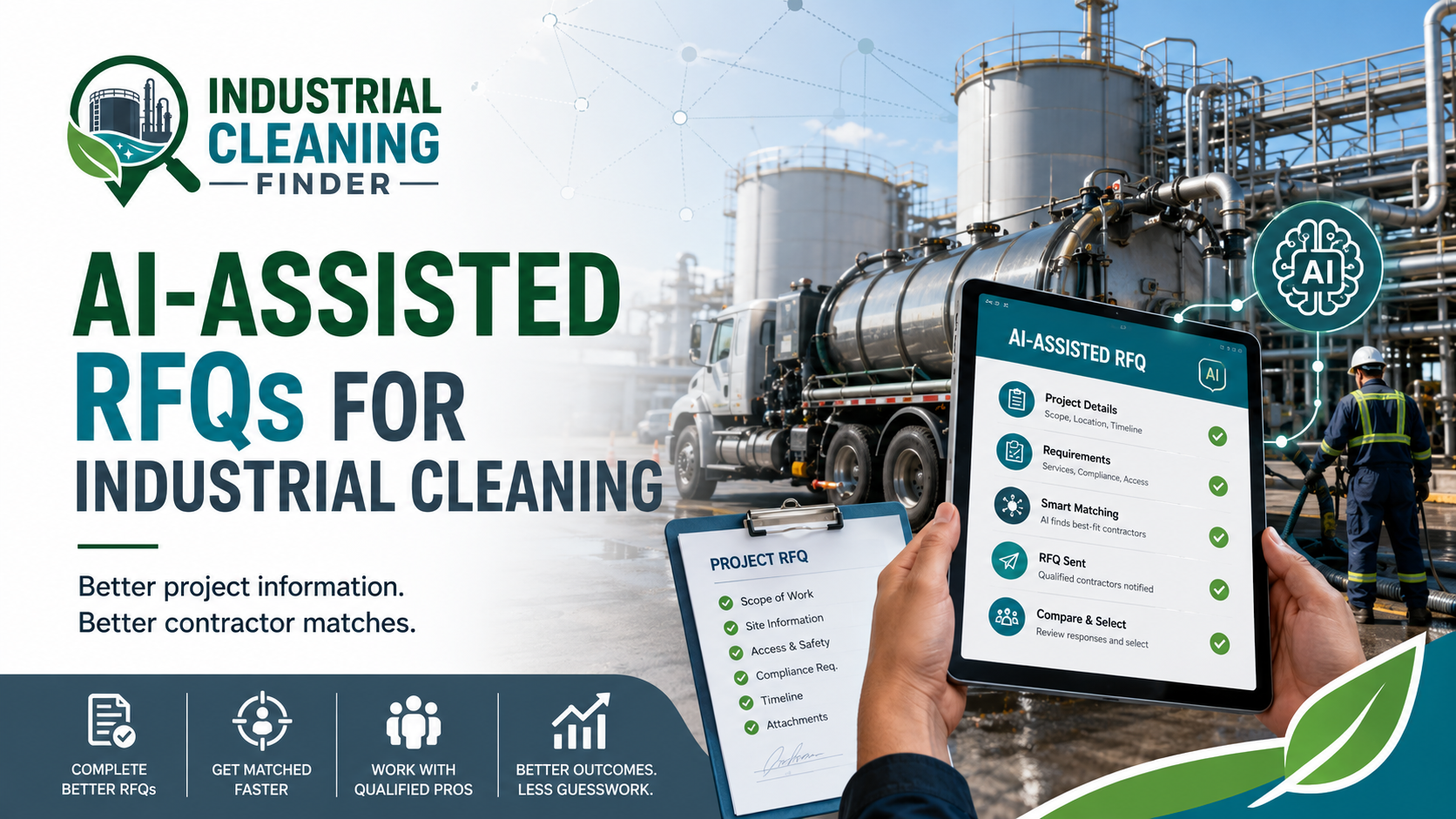 AI-Assisted Industrial Cleaning RFQs | Find the Right Contractor