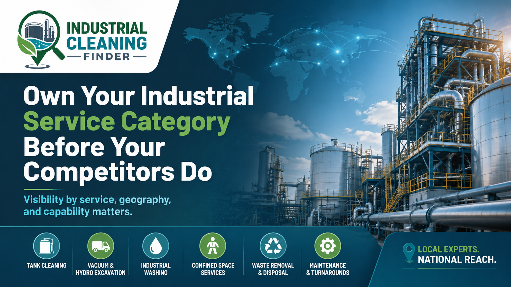 Why Industrial Service Companies Need to Own Their Category Before Their Competitors Do