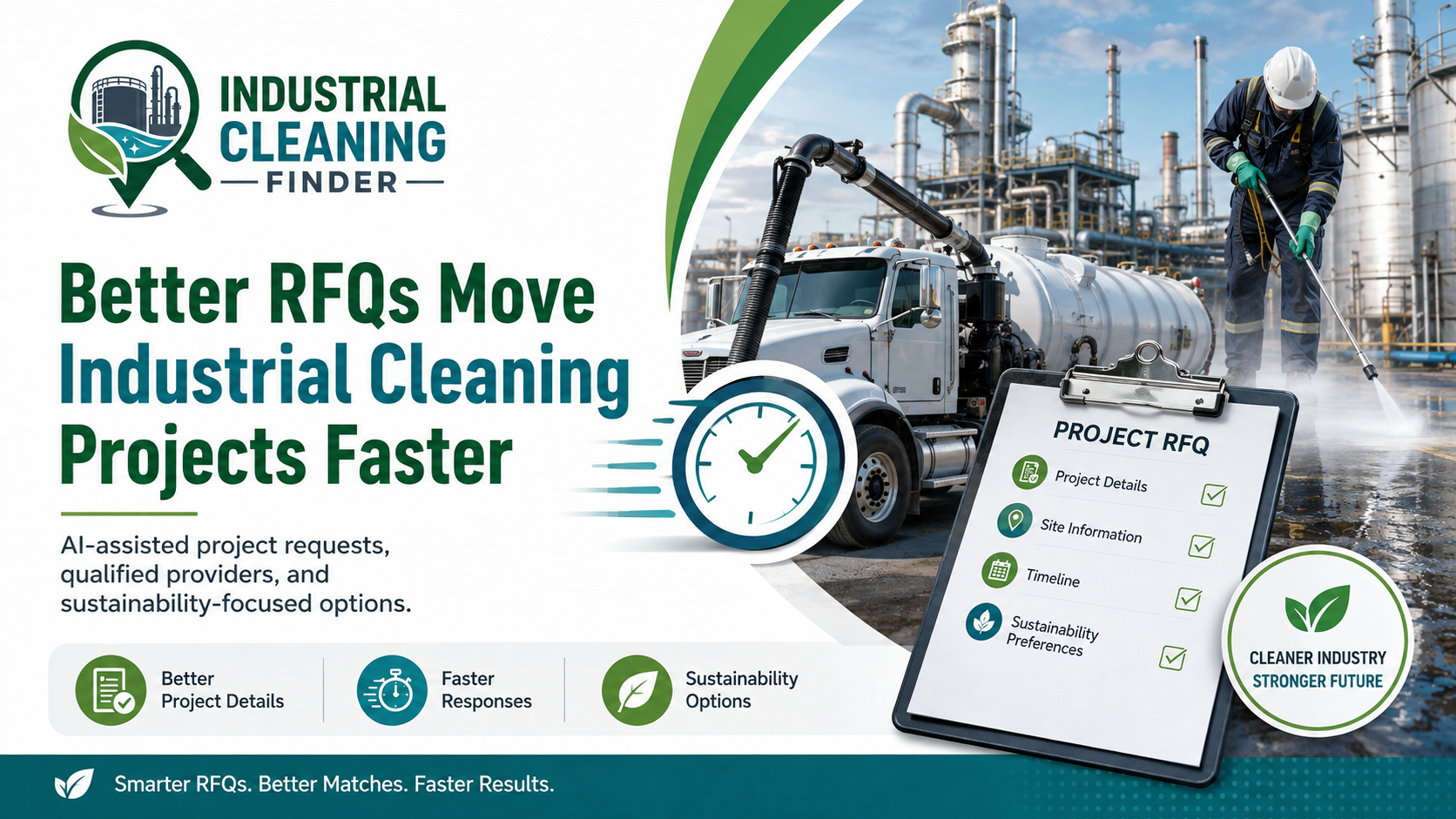 Why Better RFQs Help Industrial Cleaning Projects Move Faster